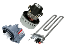 Запчасти и комплектующие для бытовой электротехники